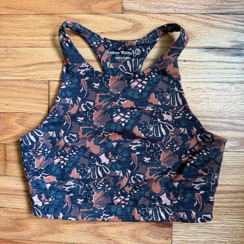 Outdoor Voices Move Free Crop Floral OV